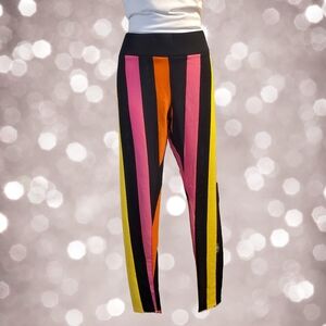 Hebbeding Colorful Striped Leggings - Size Large‎